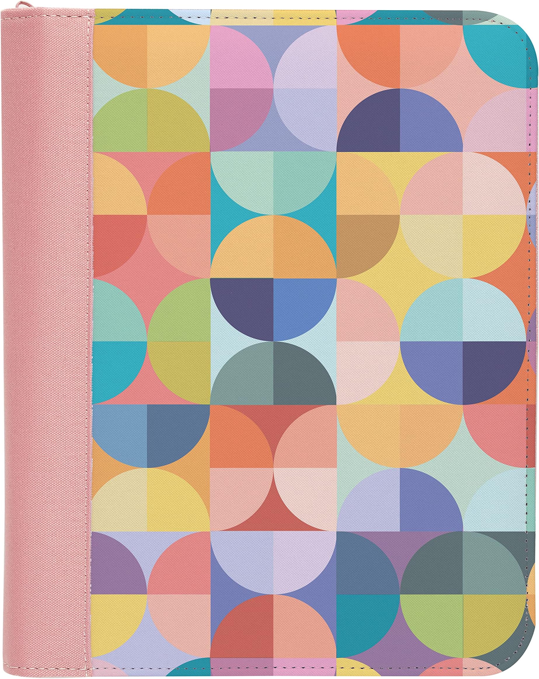 7x9 Premium Zip Folio Black Wildflowers, Perfect