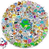 Vista 1 de Arme Paquete de 400 piezas de calcomanías de animales, calcomanías lindas de animales impermeables, calcomanías de mascotas para niños pequeños