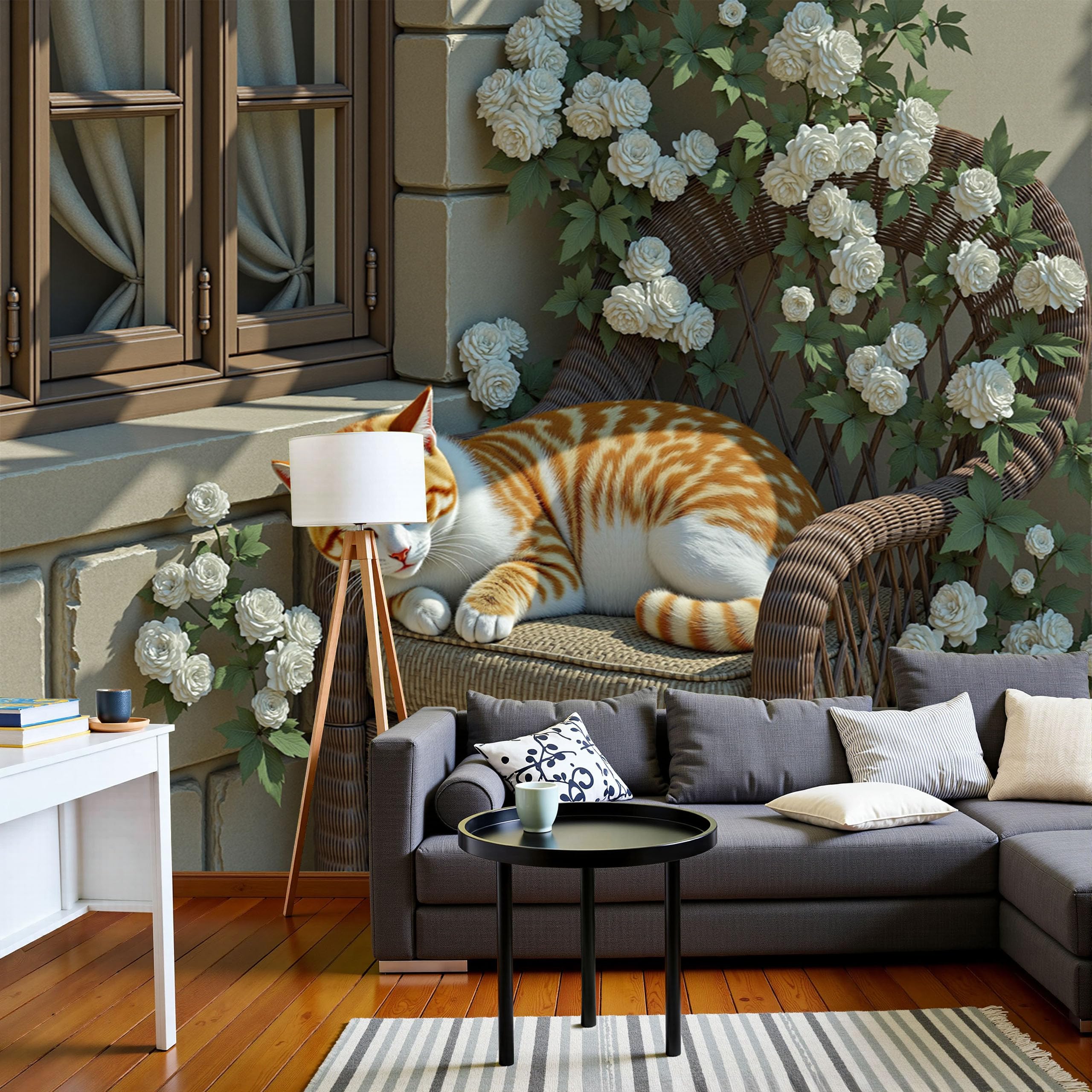 Fresque murale nature pour transformer une chambre d'enfant