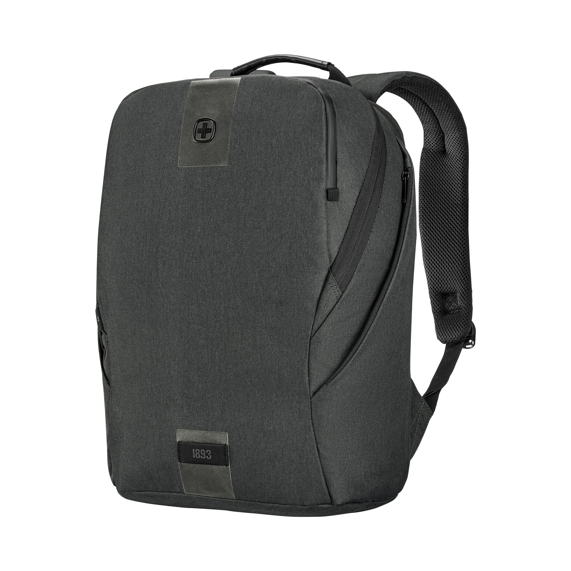 WENGER, MX ECO Light 612262 - Zaino per computer portatile da 16 pollici, 20 litri, colore: antracite, design svizzero, mix di stile e funzionalità, grigio, M, casual