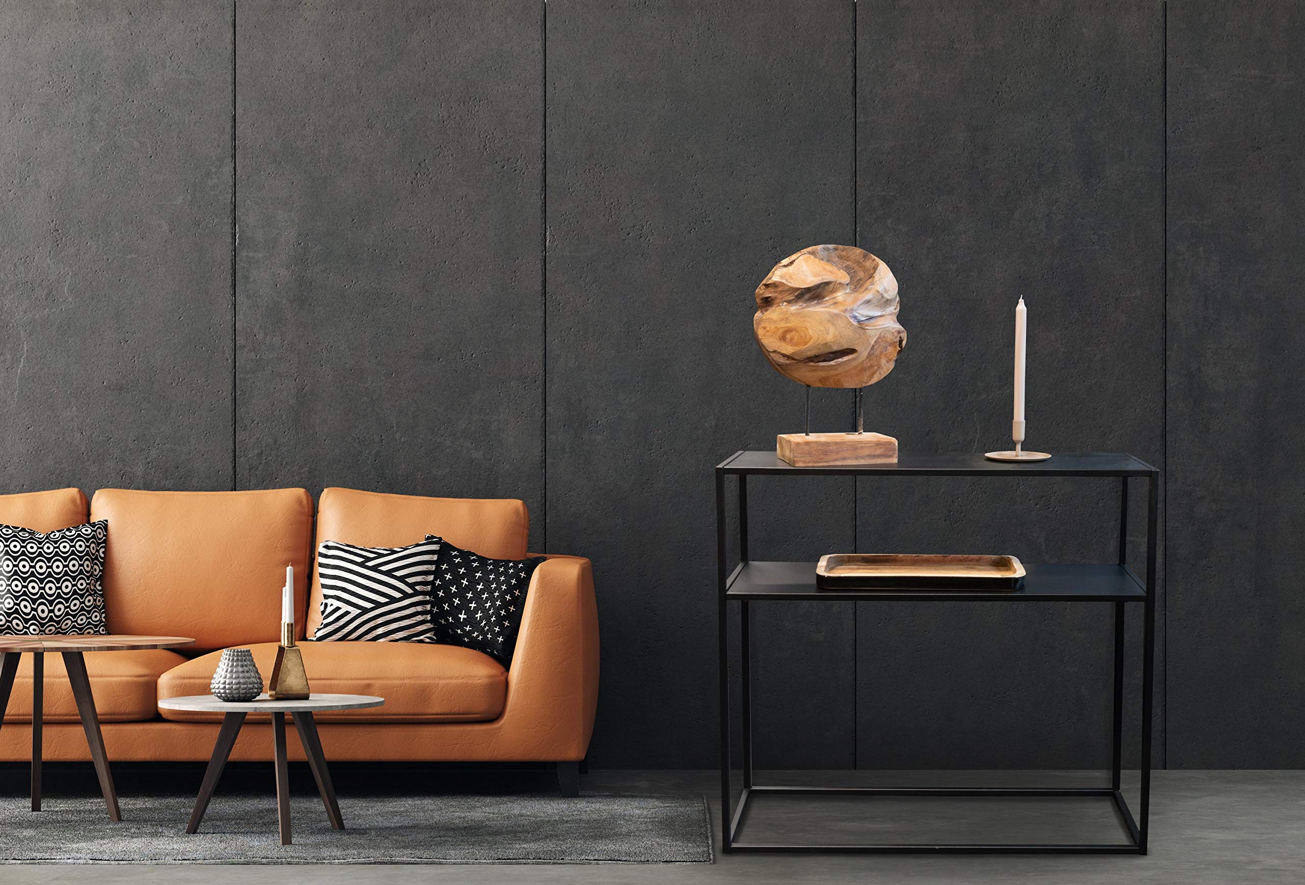 osoltus Raumteiler Cube Konsole Regal Sideboard Konsolentisch (schwarz Sideboard)