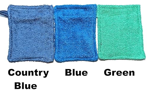 Miniatura 7 de ONE Terry Cloth Soap Holder, Soapie, Soap On A Rope, Soap Cloth, Makeup Remover Cloth, Reusable, Secure Hold, Handcrafted