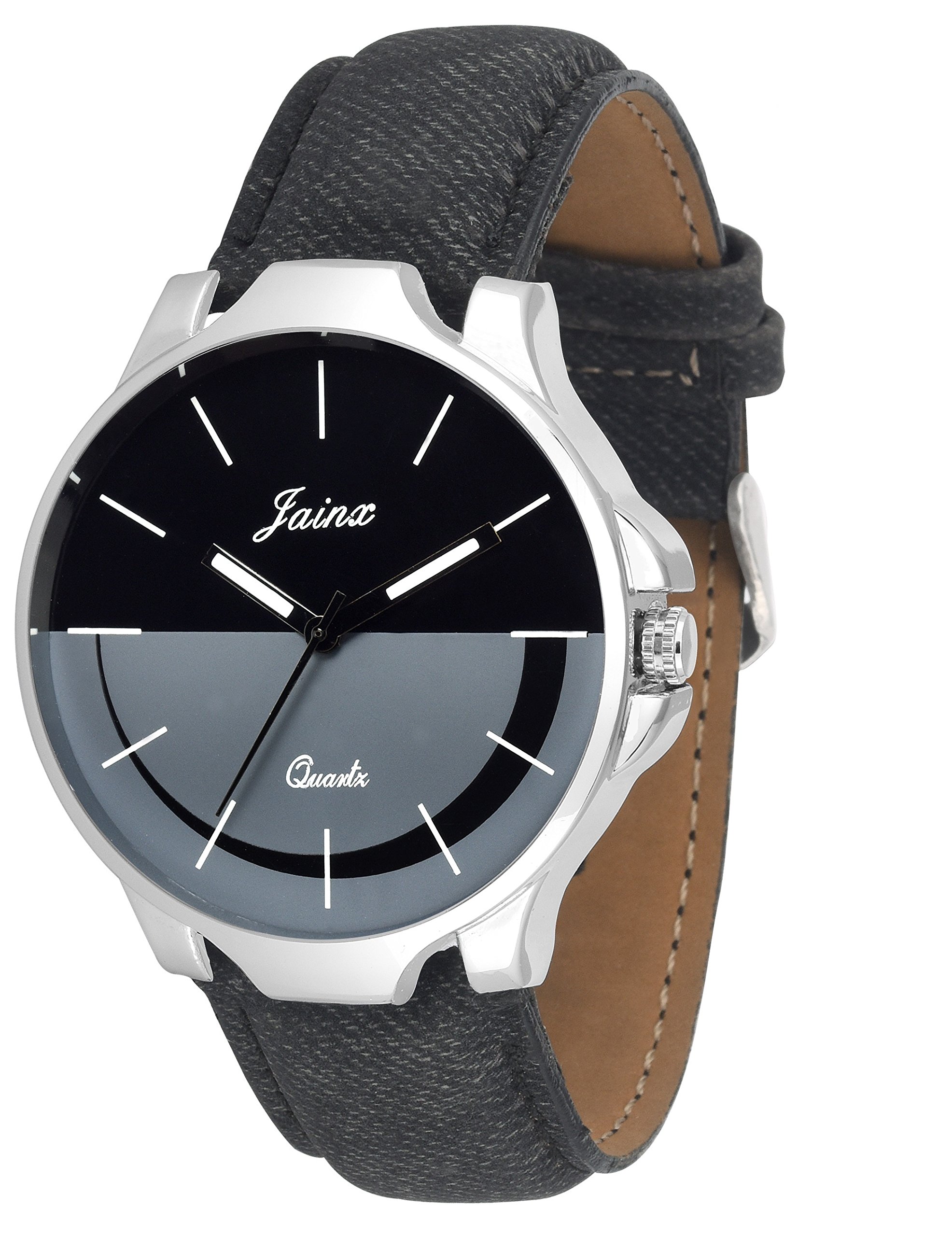 jainx Denim Analogue Men Watch (Multicolour Dial Black Colored Strap) (B01N6Z6IAC) Amazon Price History, Amazon Price Tracker