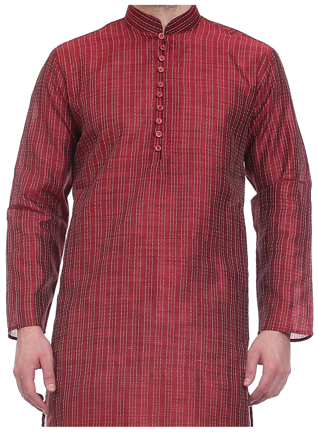 Tag 7 Pigiama Kurta Art Silk Uomo 38 Blu, Blu, 42