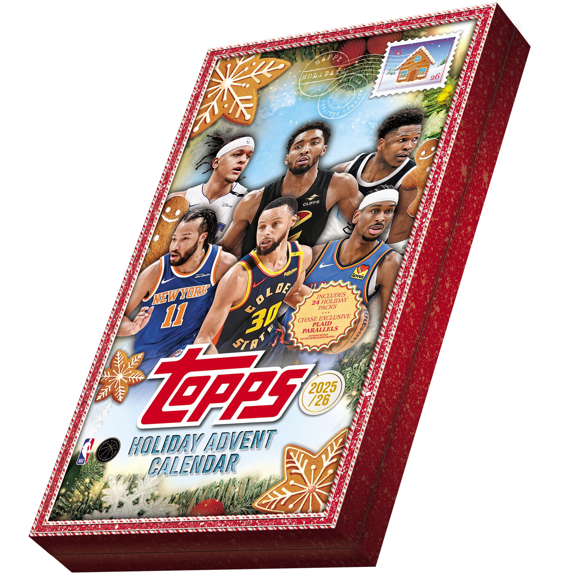 2025 Topps Holiday NBA Basketball - Factory Sealed - Countdown Calendar