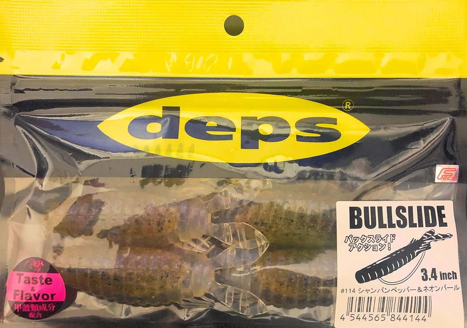 Amazon Deps デプス ブルスライド 3 4inch Deps Bullslide 114 シャンパンpネオンパール 3 4inch Deps デプス ルアー