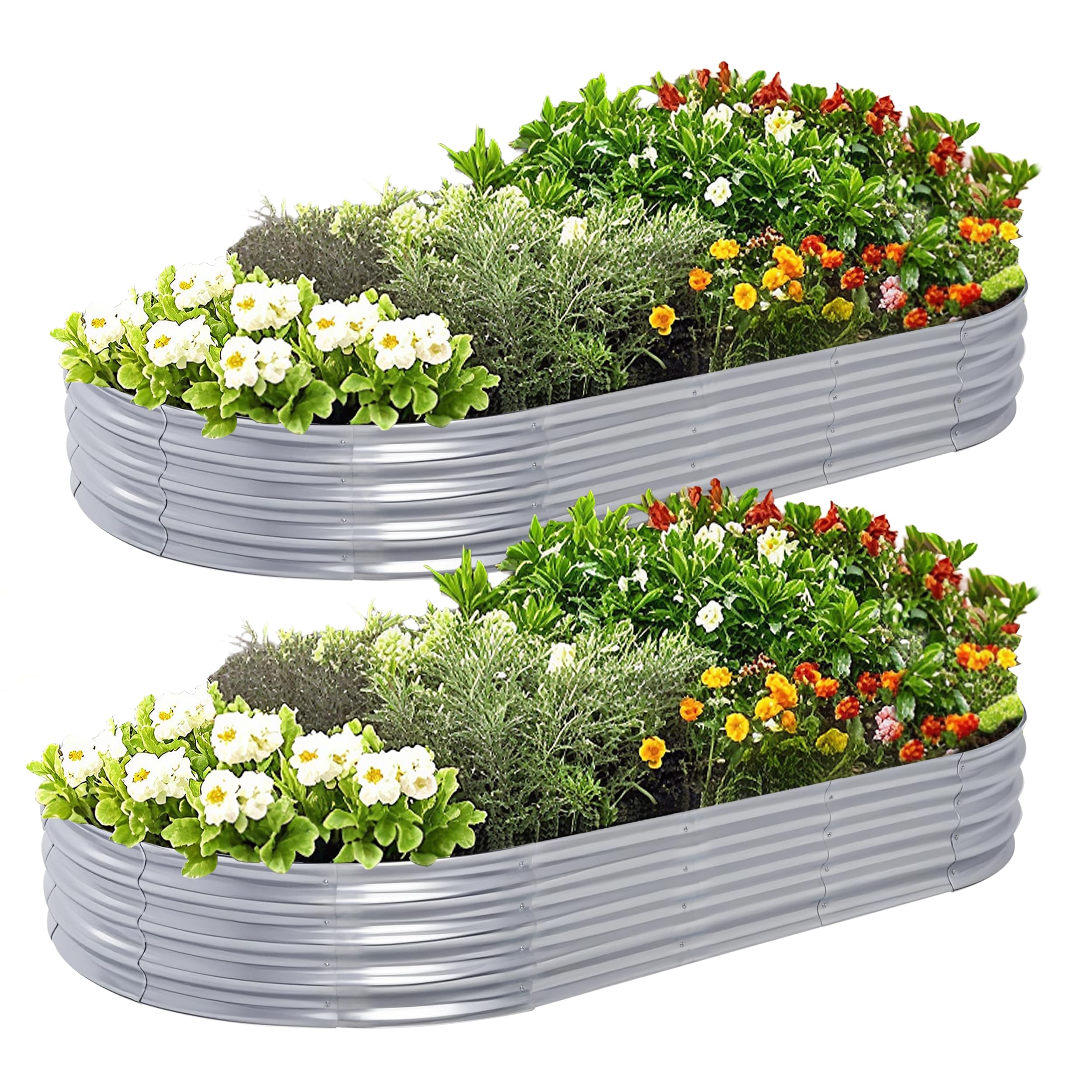 Galvanized Raised Garden Beds - 2 Pack -12
