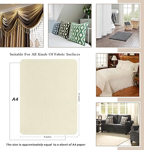 Miniatura 3 de Parche de reparación de terciopelo, parche de reparación de tela de sofá de 8 x 11 pulgadas, parche de tela de terciopelo autoadhesivo para sofá,