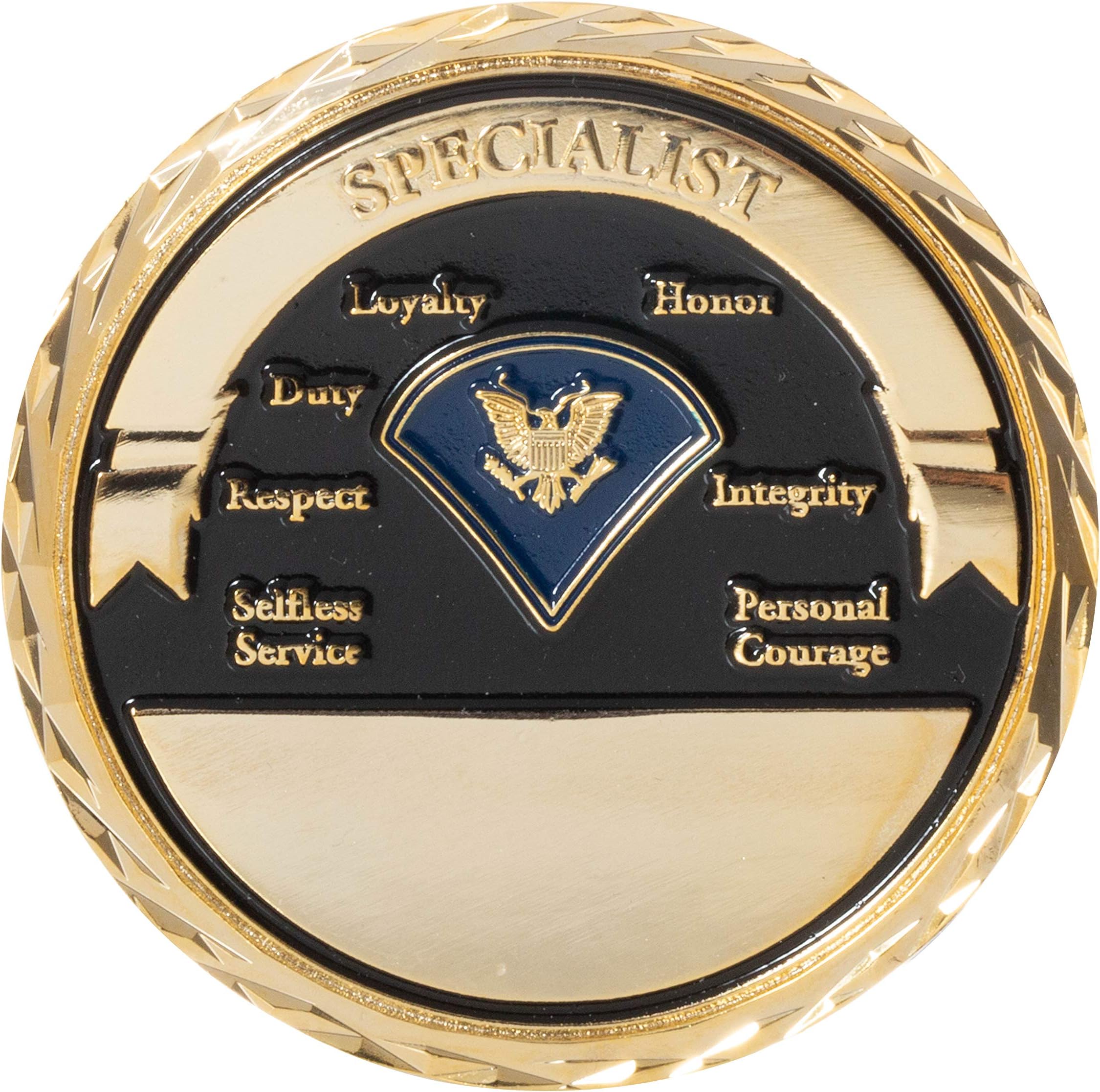 United States Army Specialist Enlisted Soldier Rank Challenge Coin