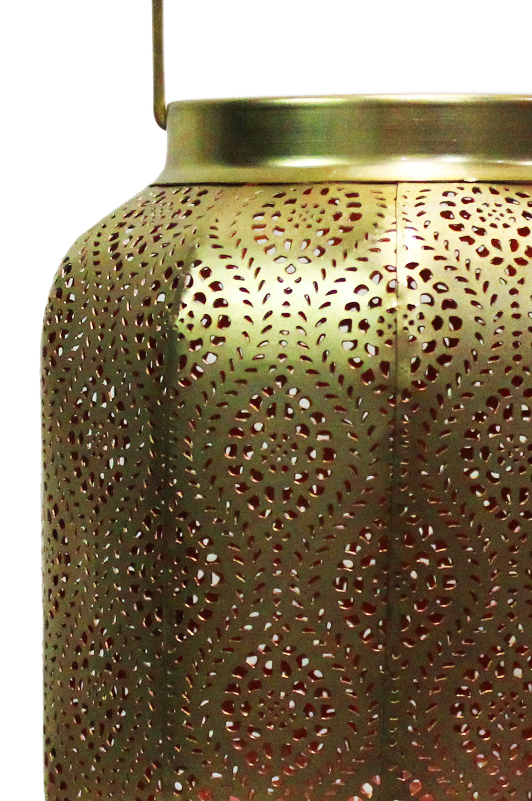 Petite Lanterne Marocaine En Métal Ezana 36Cm Noir | Photophore