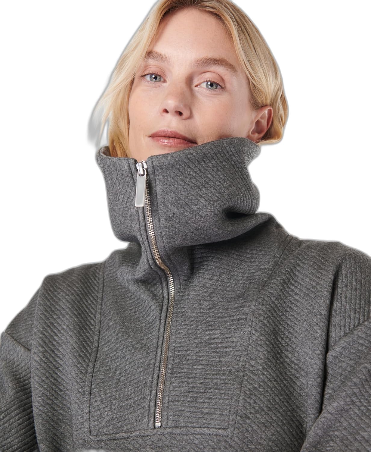 Sweaty Betty womens Radiant Casual Half Zip Sweatshirt - Image 2