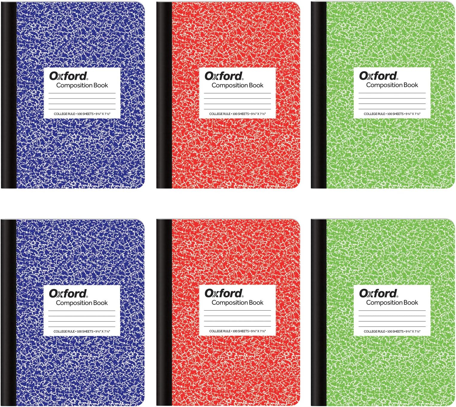 Mead Composition Notebooks, 12 Pack, Wide Ruled Paper, 93