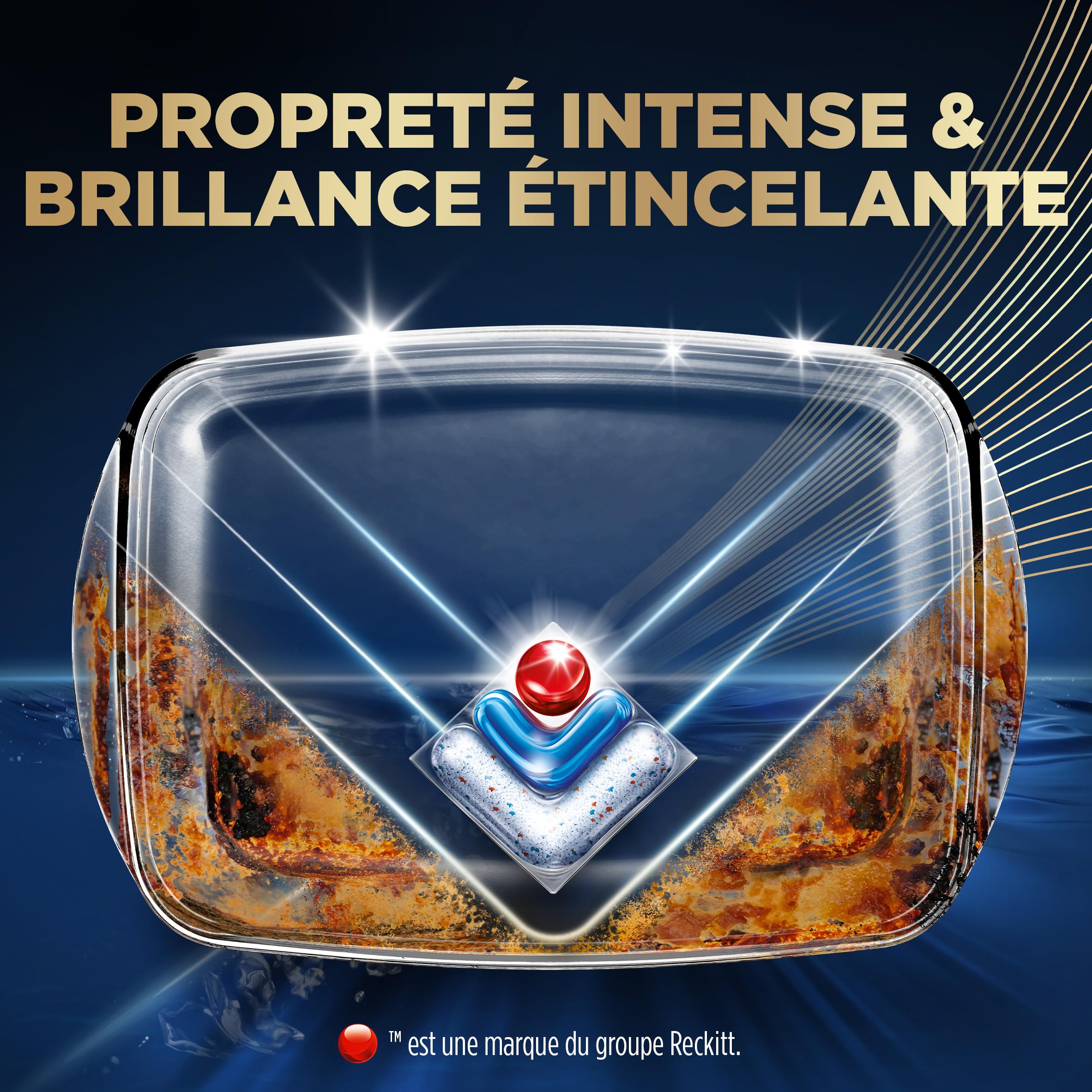 Finish Ultimate Plus Infinity Shine Pastilles Lave-Vaisselle, Propreté Intense & Brillance Étincelante, 146 Capsules