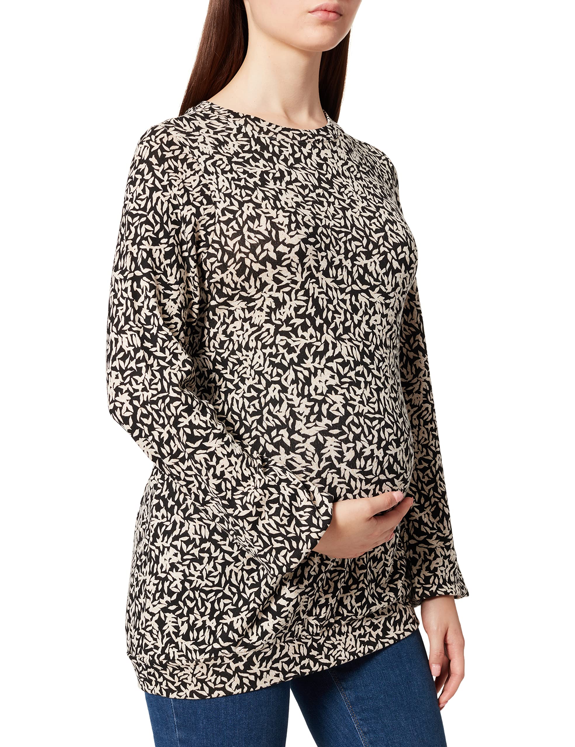 Noppies Top Nurs LS AOP Indio Camiseta para Mujer