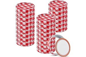 48pcs Regular Mouth Canning Lids Bands for Preserving Food and Drinks with Mason Jars