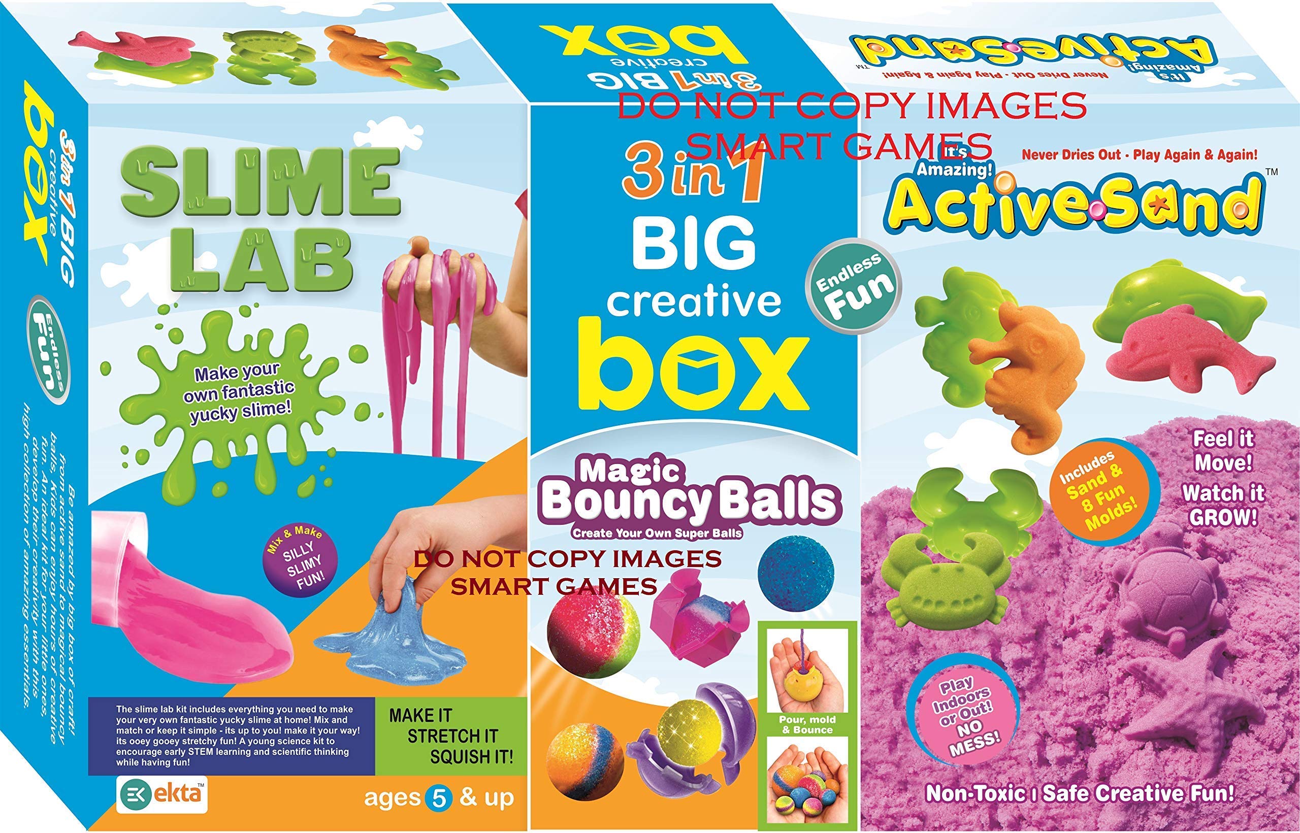 Bhavik 3 in 1 Big Creative Box Slime Lab, Magic Bouncy Balls, and Active Sand Sea Creatures (B09GG2L5MS) Amazon Price History, Amazon Price Tracker