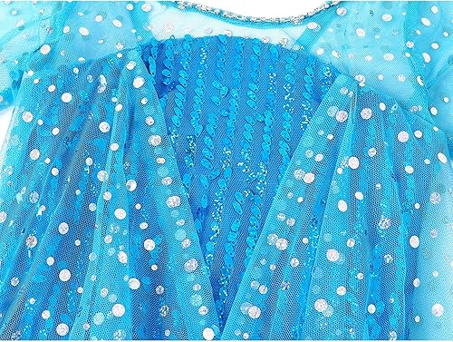 Miniatura 6 de Vestidos de princesa para niñas, disfraz de princesa de lentejuelas de lujo, disfraz para Halloween, carnaval, fiesta, cosplay