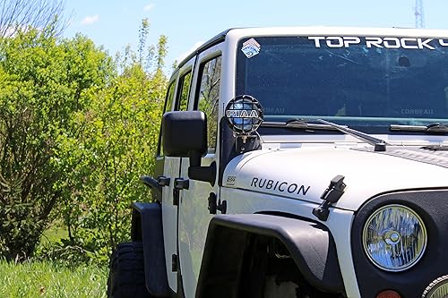 Miniatura 4 de AntennaMastsRus - La antena negra de 15 pulgadas es compatible con Dodge Ram Truck 5500 (2010-2018) - Cancelación de ruido del viento en espiral -