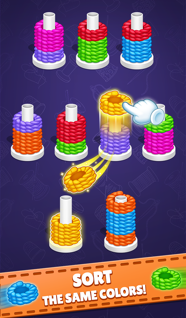 Knit Color Sort - Wool Match - App on Amazon Appstore