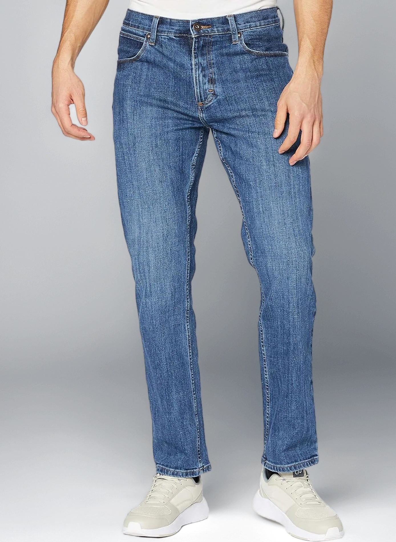 Men's Red Kabel Straight Jeans