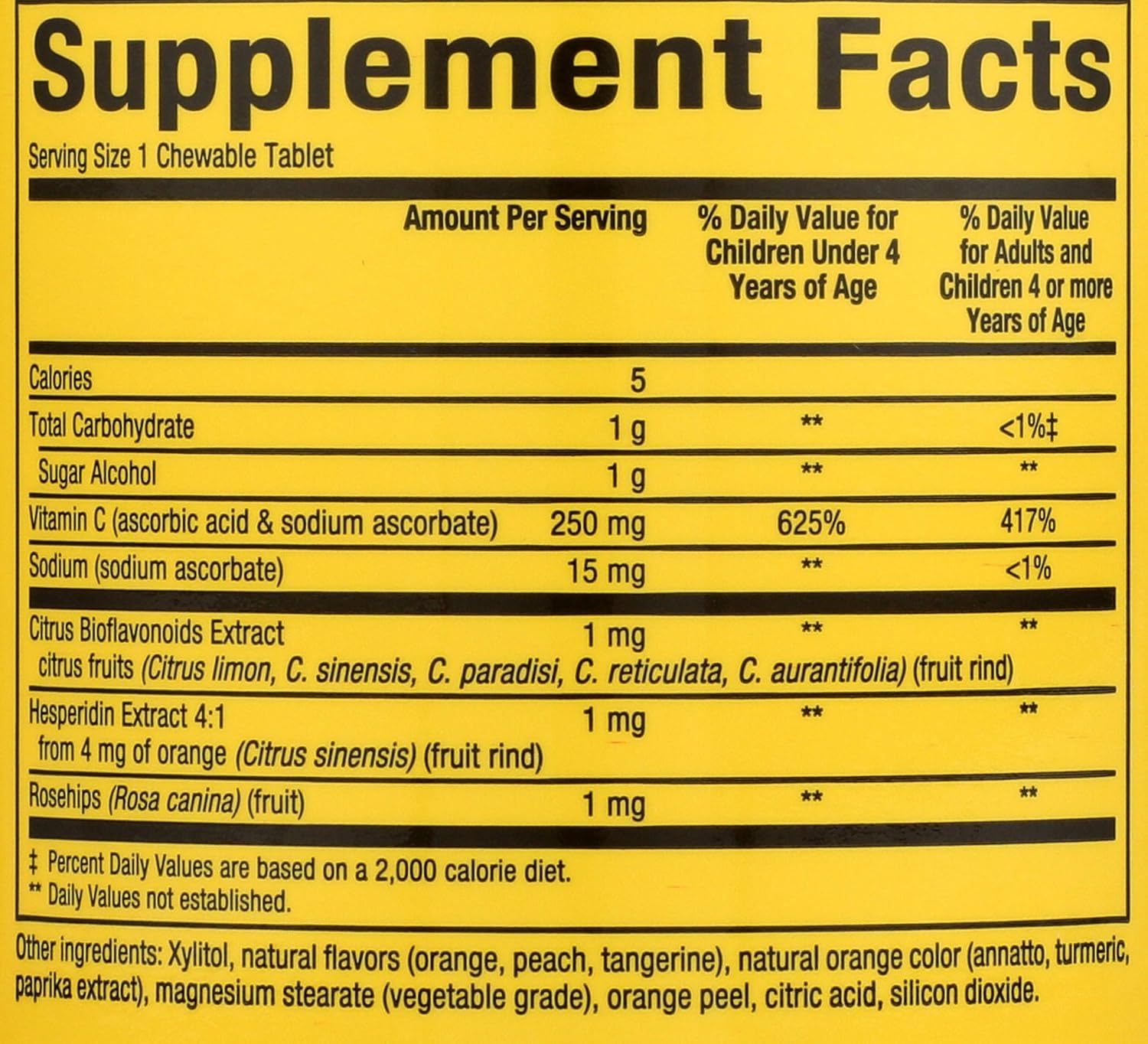 BigFriends by Natural Factors, Chewable Vitamin C 250 mg, Support for Healthy Bones, Teeth and Cartilage, Tangy Orange, 90 tablets (90 servings)