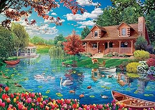AveJoys Puzzle for Adults, 1000 Pieces, The Spring River 70 x 50 cm Puzzles for Adults, Educational Game, Challenge Toy, 1000 Pieces Puzzles for Adults, Children