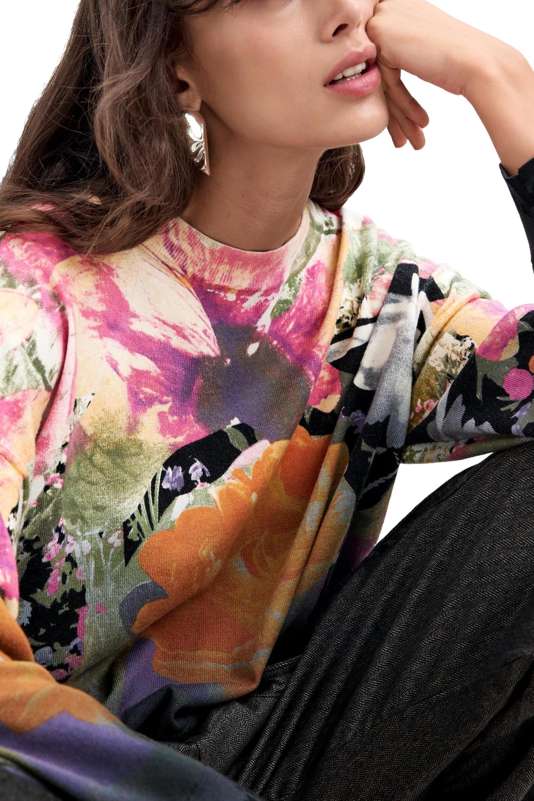 Desigual Bluza damska Jers_Rose Degrade_lacroi
