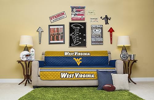 Miniatura 10 de Pegasus Sports NCAA - Funda protectora de microfibra para muebles con correas elásticas