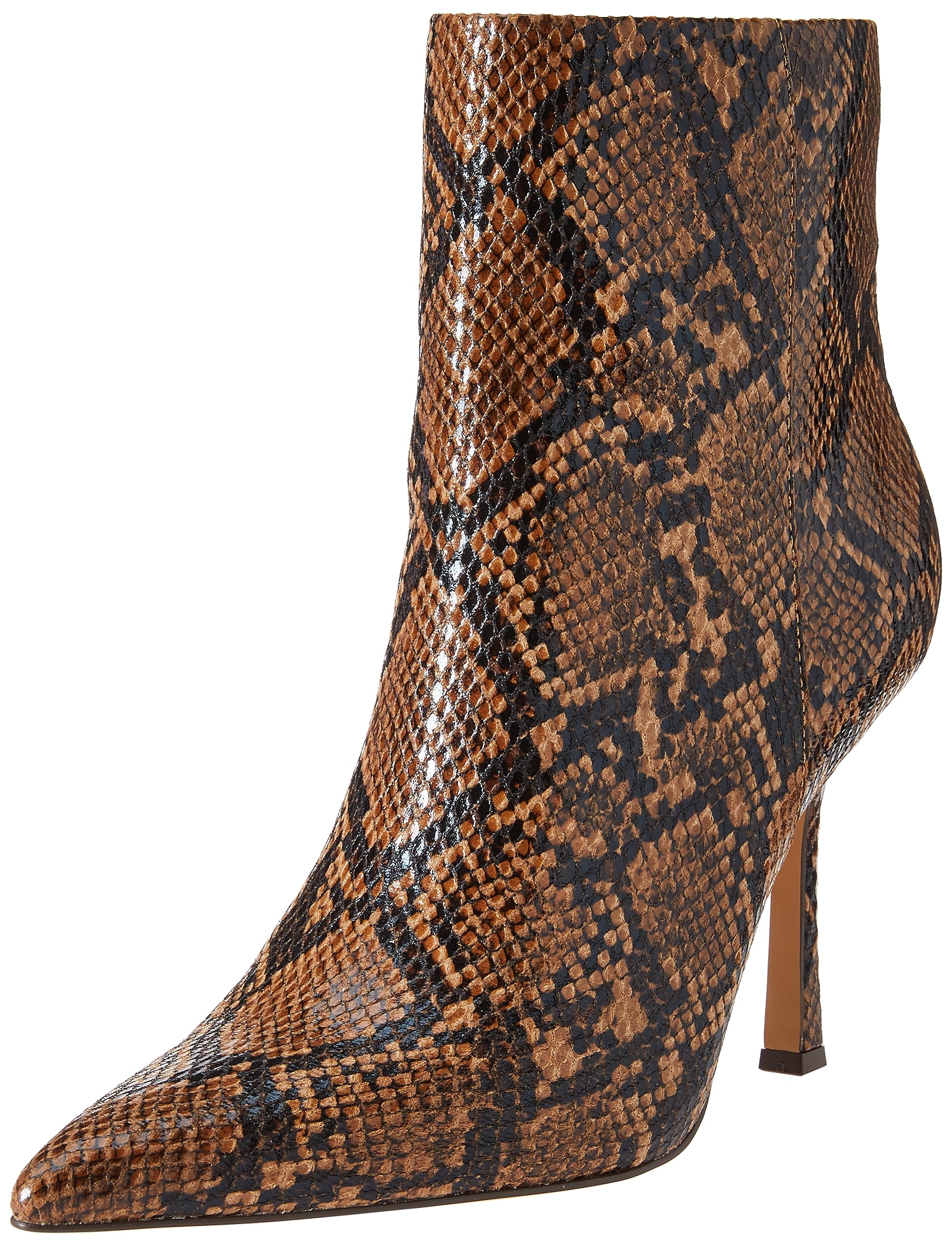 Photo 1 of (SIZE 9)The Drop Women's Gail Heeled Ankle Bootie  Tan Snake