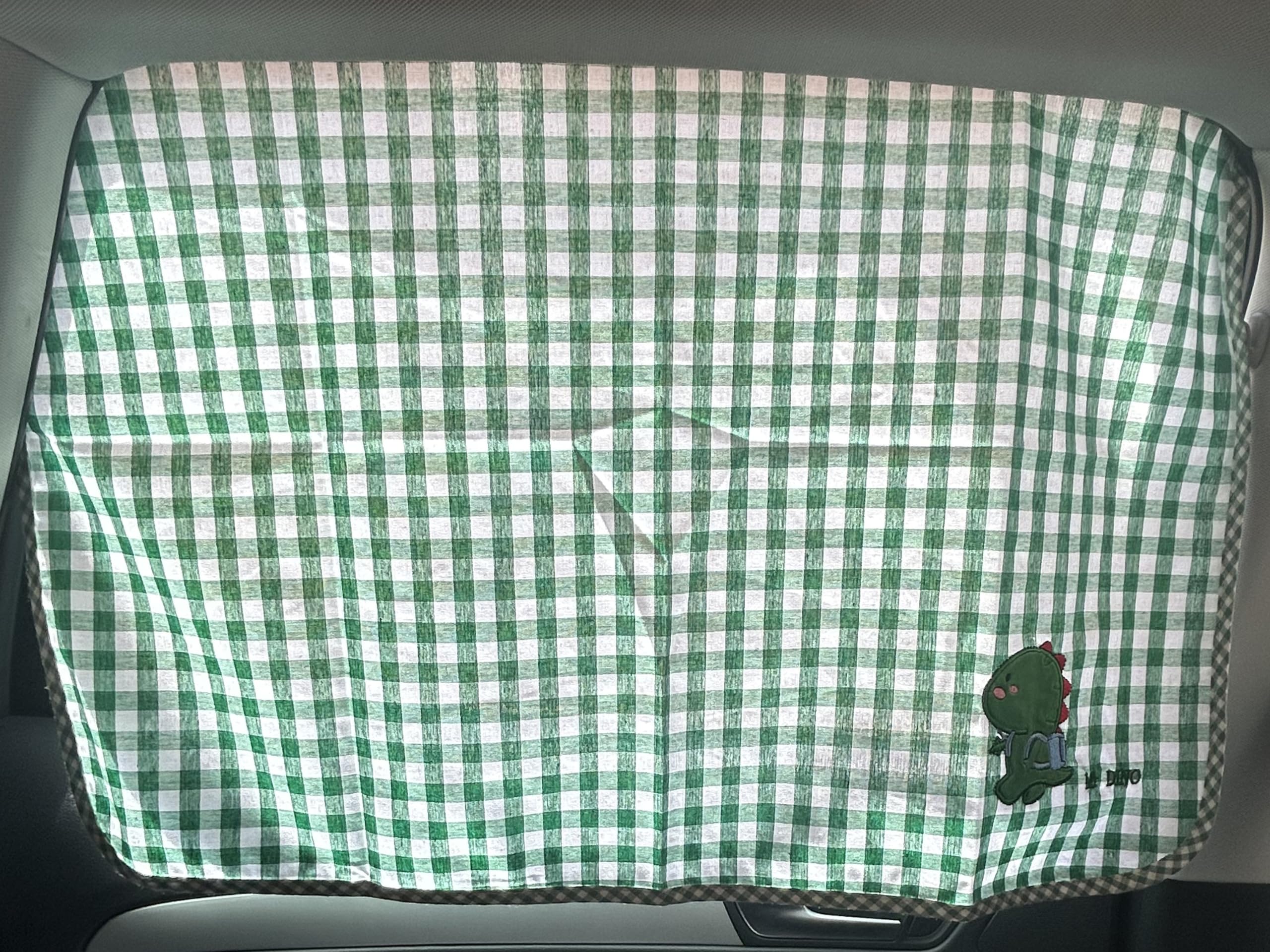 2 Unidades Parasol de Coche para Infantil Cortinas Lateral Ventana Trasero, para Boquear los Rayos UV y el Calor. (Verde)