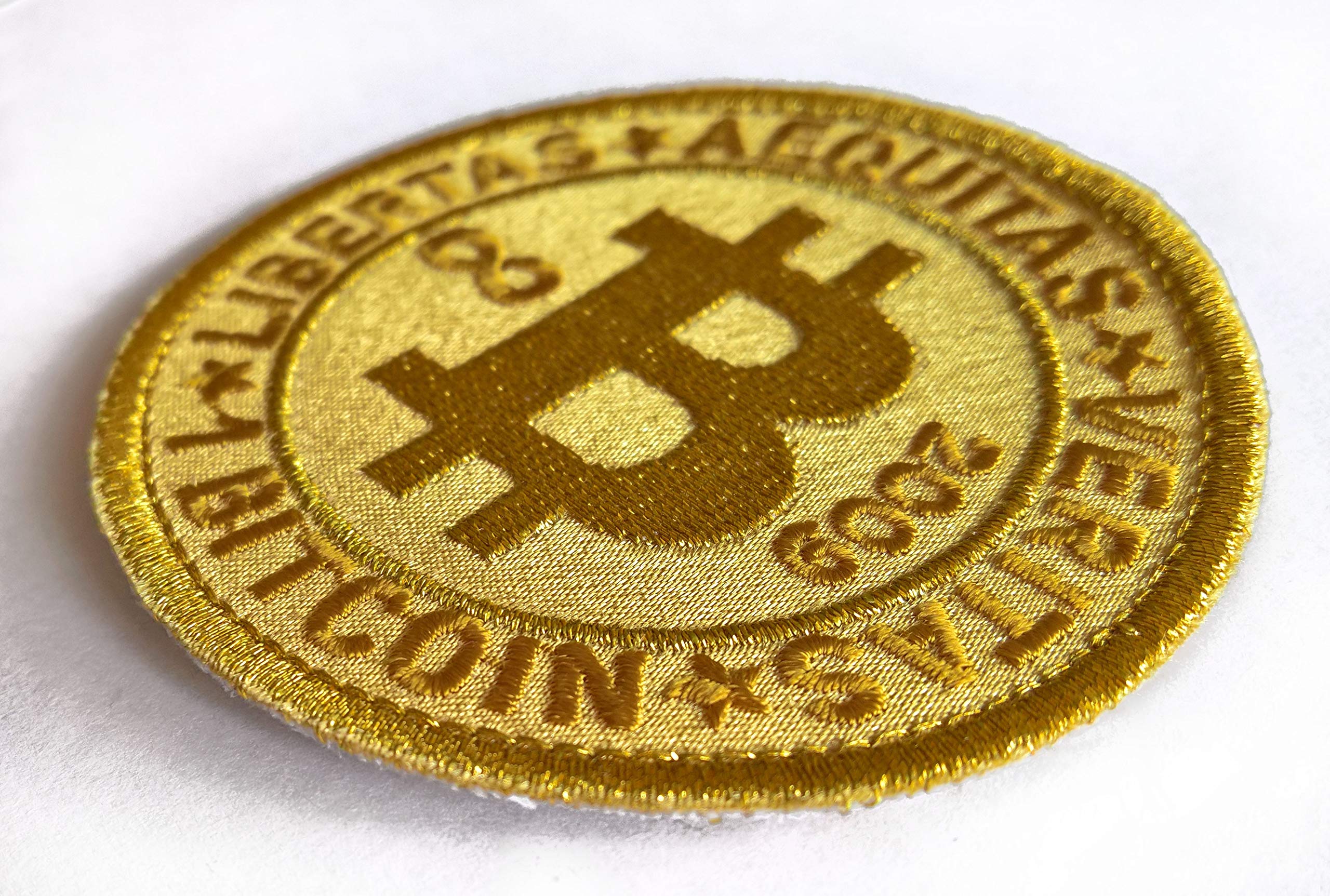 Amazon.com: Bitcoin Patch BTC Patch Embroidered Sew on : Clothing, Shoes &  Jewelry
