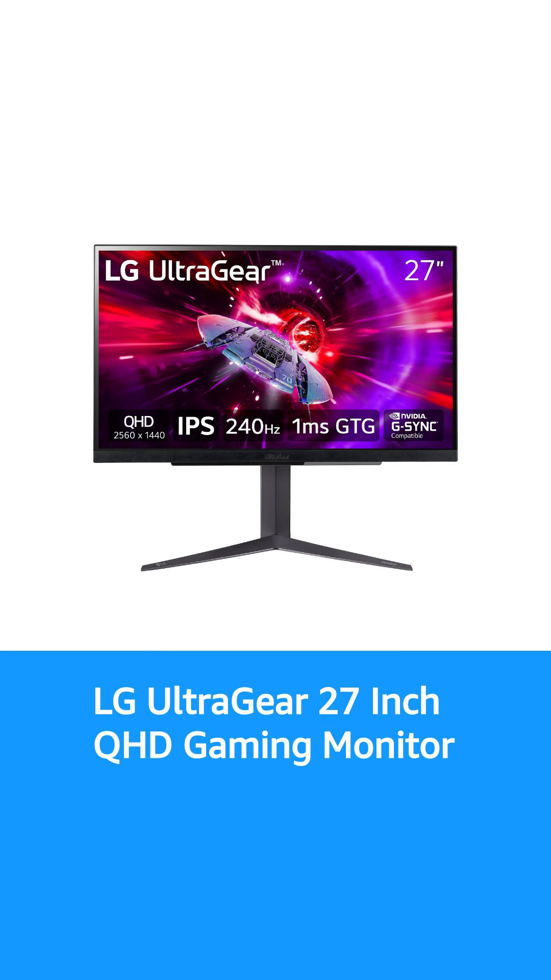 LG UltraGear 27インチ モニター 144Hz IPS LG ゲーミングモニター UltraGear 27インチ 144Hz 27