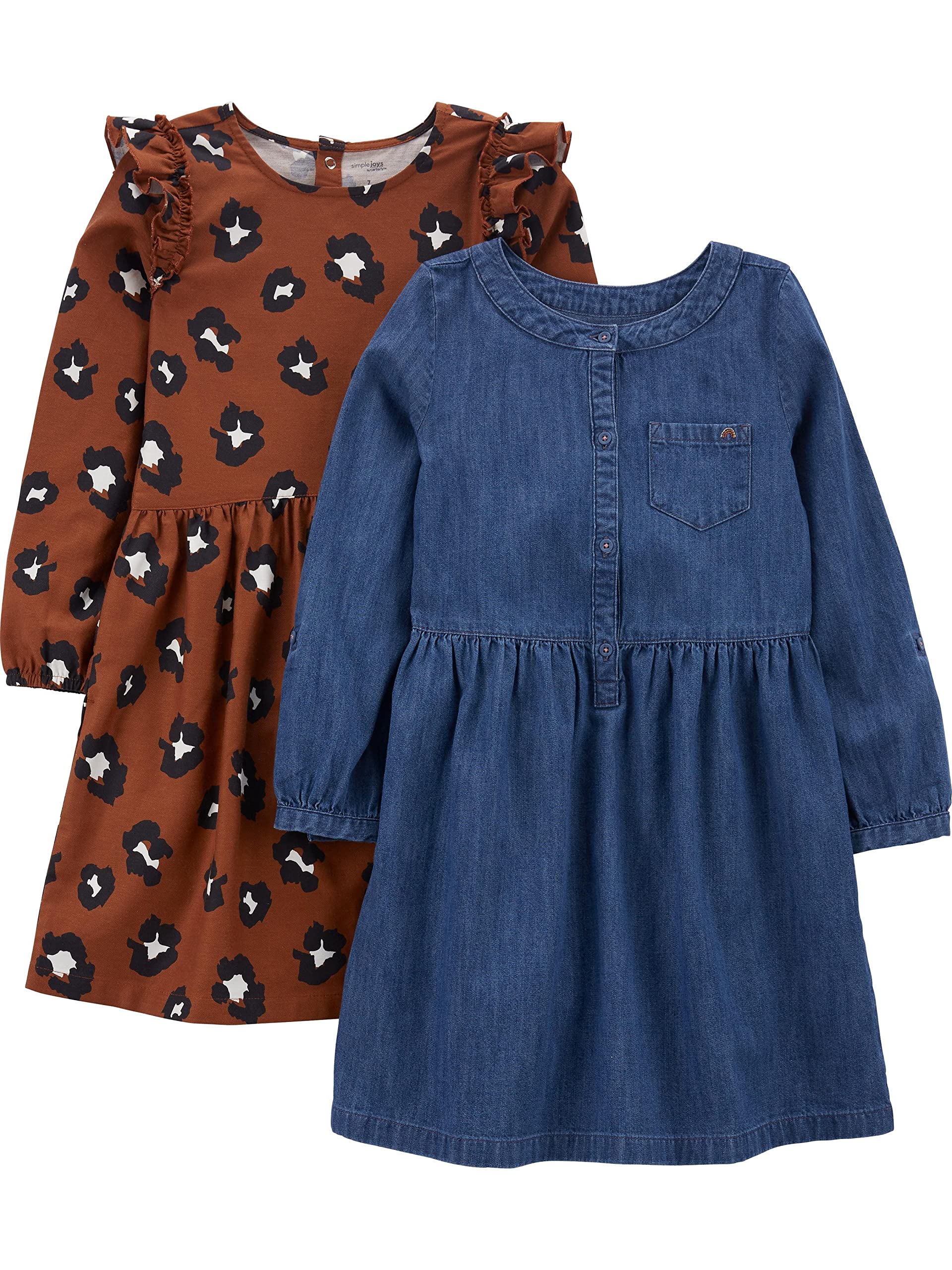 Simple Joys by Carter's Vestido Informal (Pack de 2) para Niñas