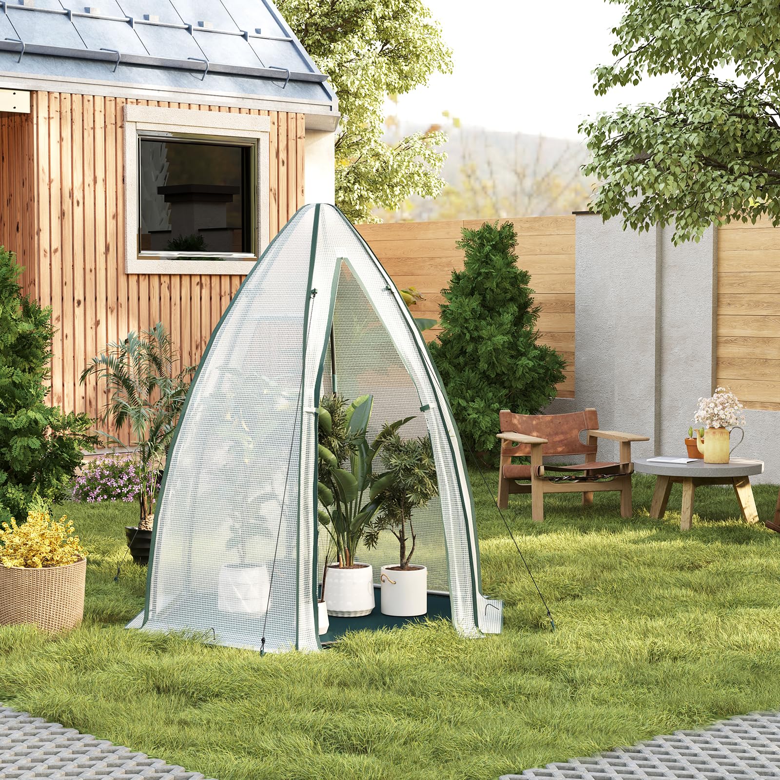 Buy CHRISTOW Small Grow Tunnel Cloche Garden Polytunnel Greenhouse With Reinforced Cover  Choose 1 3m 1 95m Or 2 6m Long