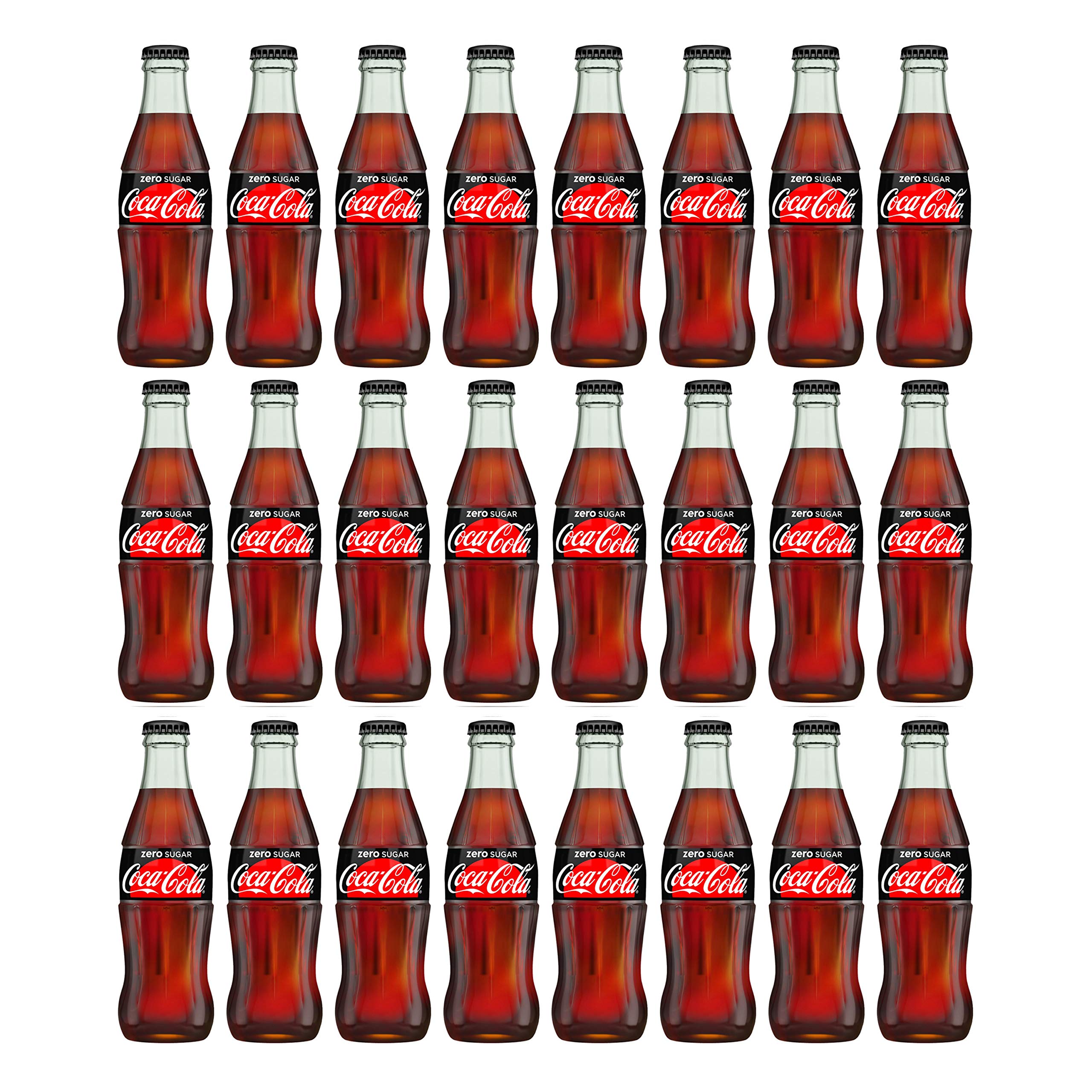 Coca-Cola – Zero Glass Bottles 330ml – Pack of 24