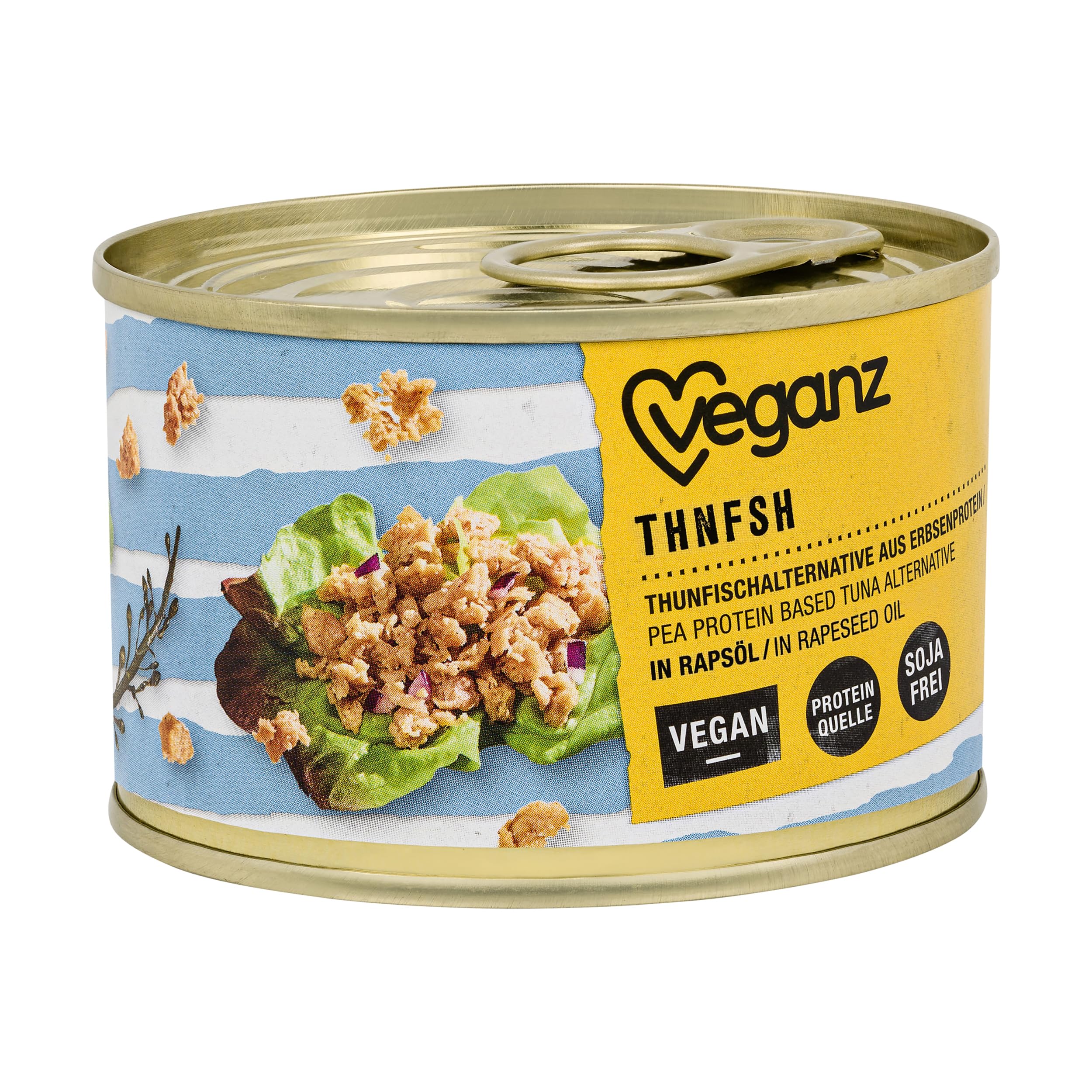 Veganz Thnfsh 6er Pack | 6 x 140g | vegane Fischalternative | sojafrei | Proteinquelle