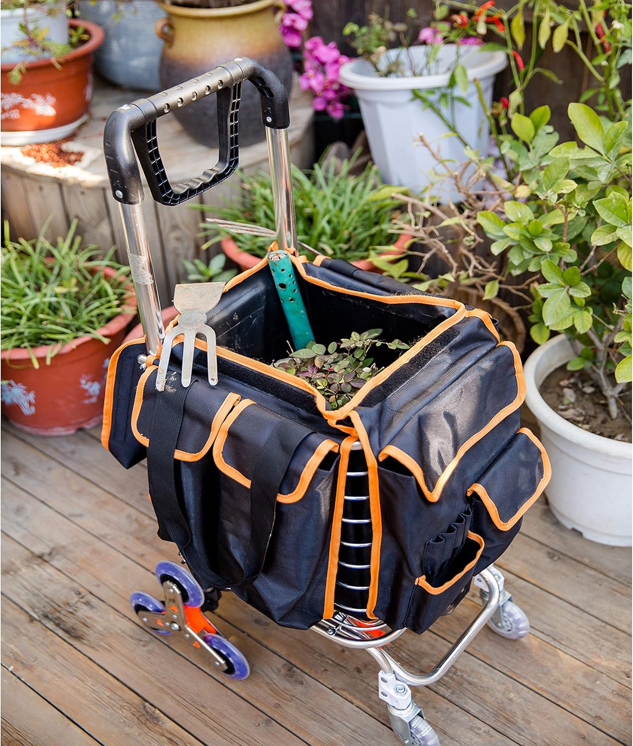 Promo Discount Up To 70% Off Hereinway Foldable Shopping Cart Portable Grocery Cart Utility Lightweight Stair Climbing Cart with Rolling Swivel Wheels and Removable Waterproof Canvas Removable Bag Black Friday - 70% OFF Hereinway Foldable Shopping Cart Portable Grocery Cart Utility Lightweight Stair Climbing Cart with Rolling Swivel Wheels and Removable Waterproof Canvas Removable Bag