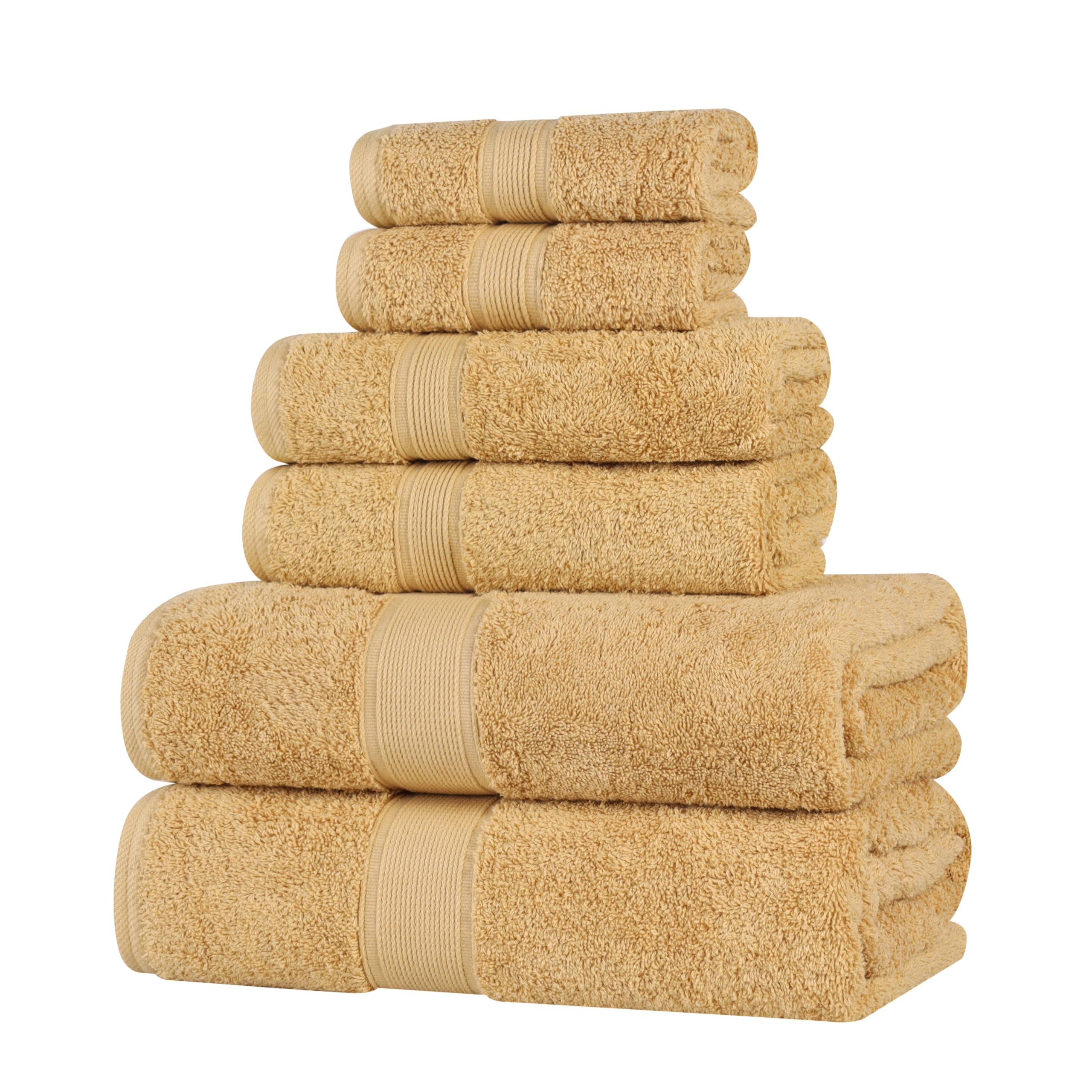 Amazon.com: Superior 100% Organic Cotton 6-Piece Towel Set
