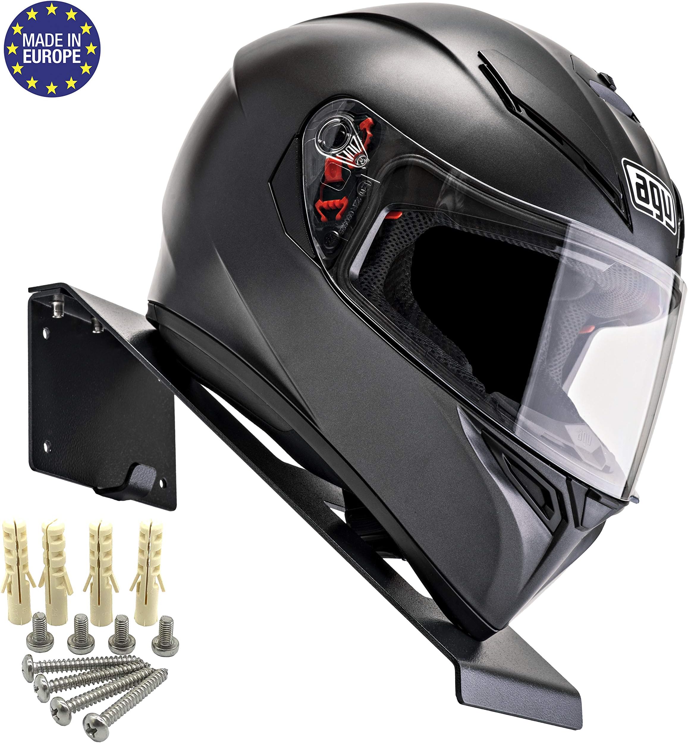 Helmet Hanger for Motorcycle Mount Tablet Holder Storage Holder | Wall Mount