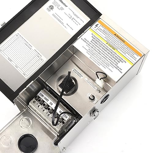 Transformador de paisaje de bajo voltaje de 300 W, transformador para exteriores con múltiples grifos, adecuado para iluminación de carretera, foco