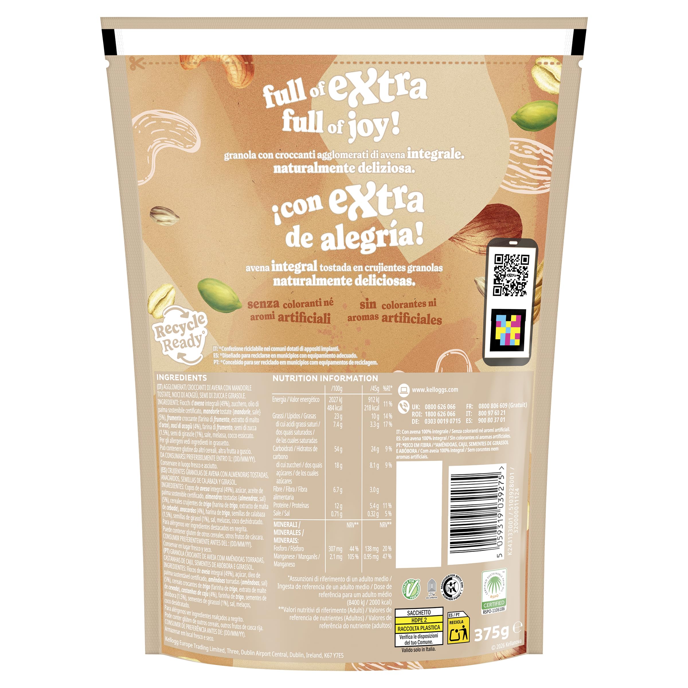Extra Nutty 375g