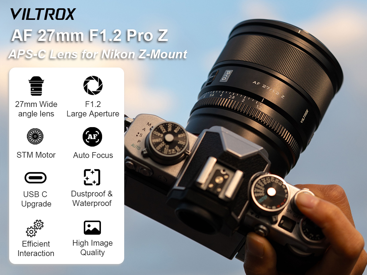 Amazon.com : VILTROX AF 27mm F1.2 Pro Z Mount Lens for Nikon Z9 Z8