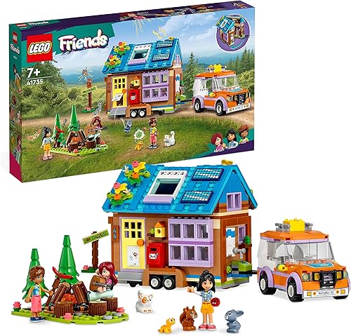 LEGO Friends 41735 - Bloques de juguetes portátiles para casa pequeña, regalo, juego de simulación, hogar, niñas, a partir de 7 años