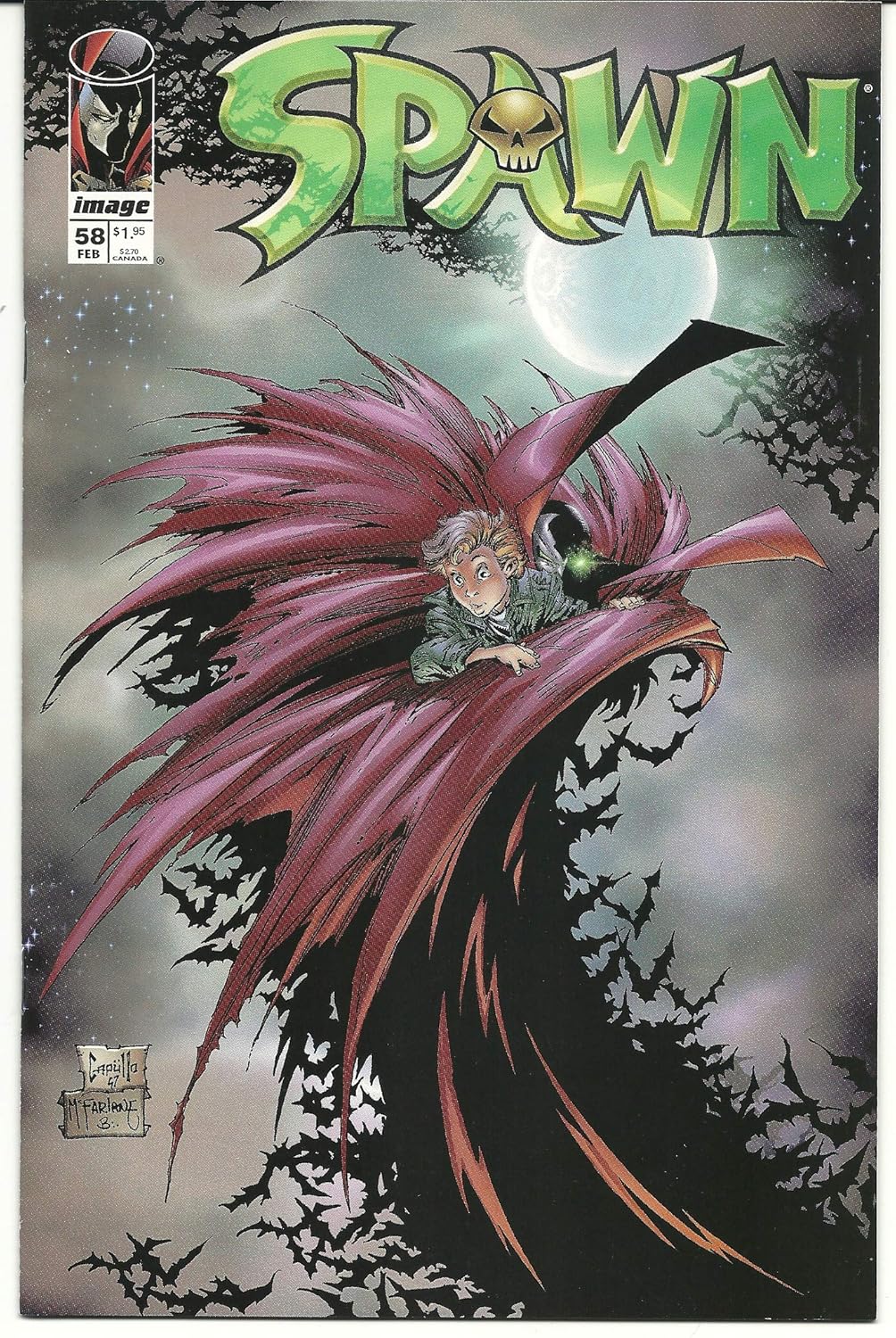 Amazon.com: SPAWN Comic #58, February 1997: Todd McFarlane, Greg ...