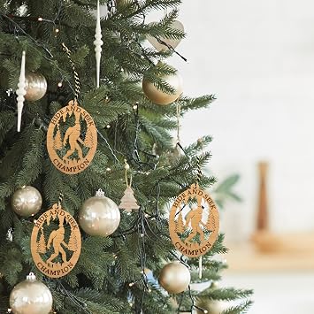 Bigfoot Gifts - Big Foot Sasquatch Christmas Ornament & Decor - Kids' Birthday Gifts
