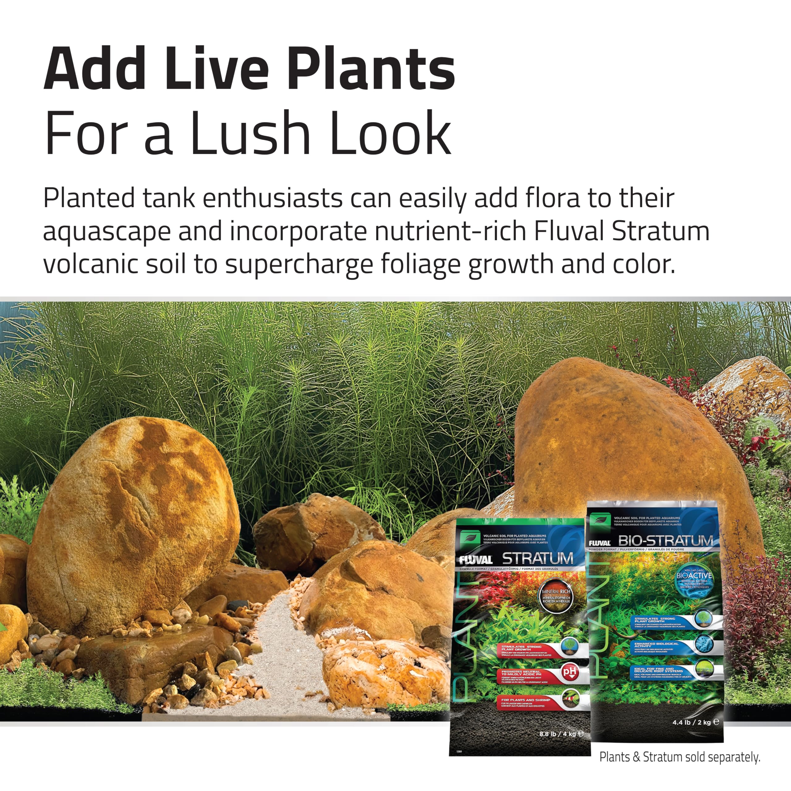Fluval Aquascaper - Mega kit decorativo per acquario, pietra gialla