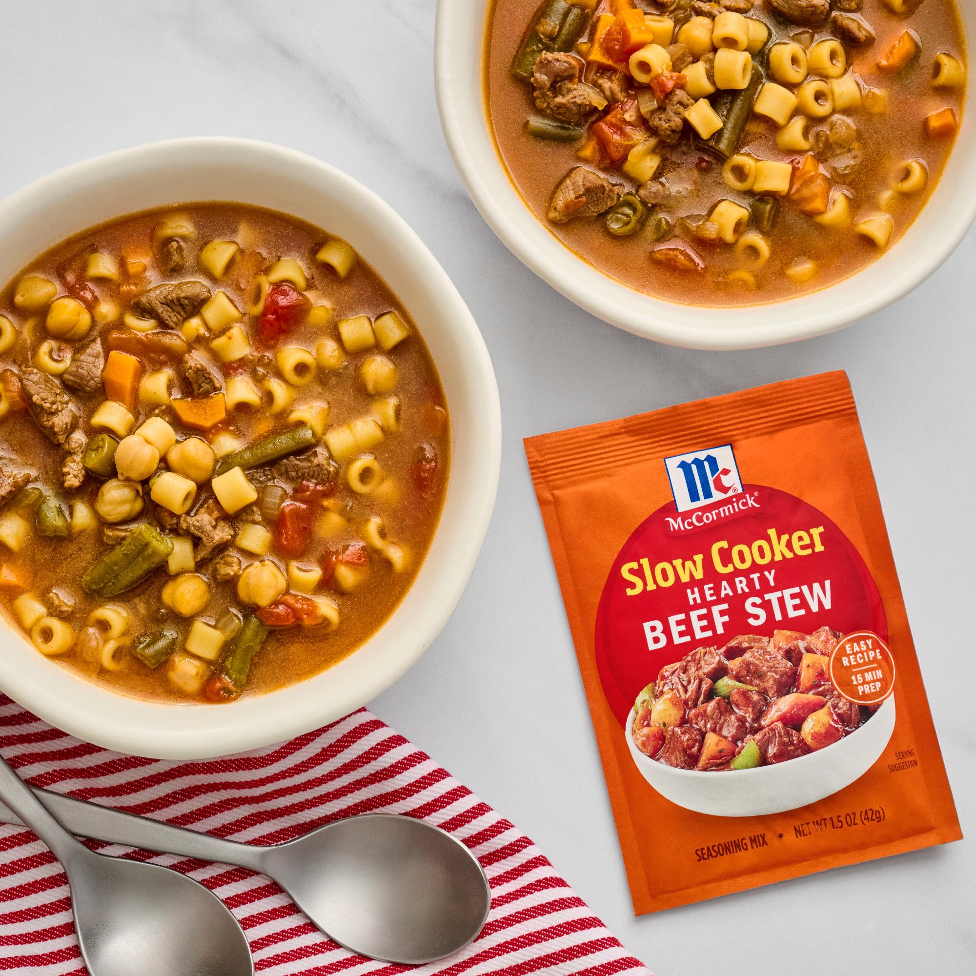 McCormick Slow Cooker Hearty Beef Stew Seasoning Mix 1 5 oz — view 16