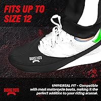 Vista 7 de Badass Moto Motorcycle Shifter Shoe Protector, Motorbike Shoe Cover, Motor cycle Gear Shift Shoes guard, Anti Scuff Boot Protector - Men & Women