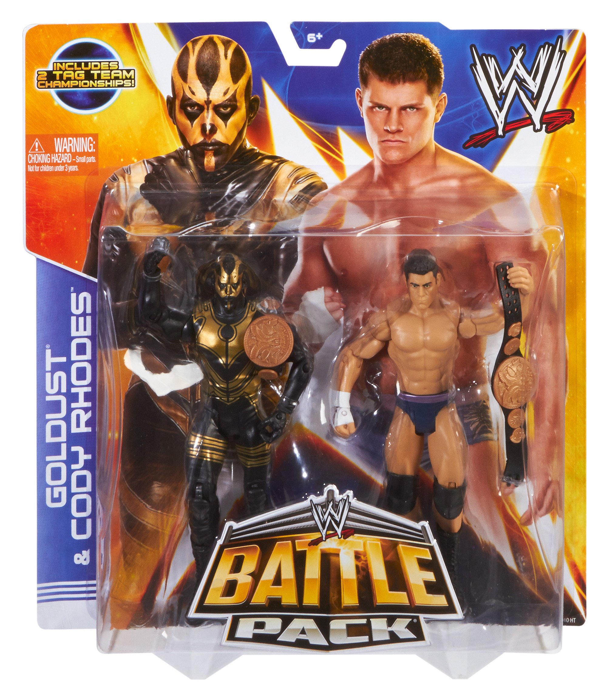 Buy WWE Battle Pack: Goldust & Cody Rhodes with 2 Tag Belts Figure