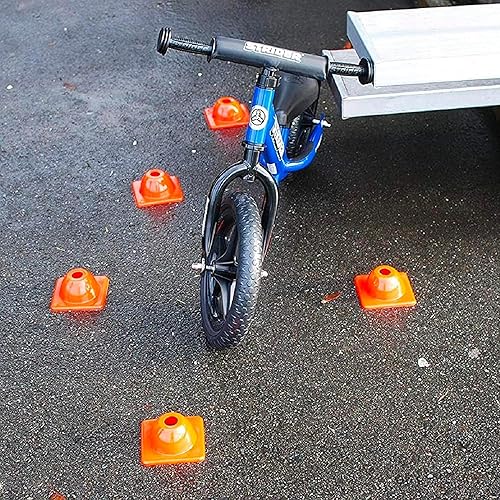 Miniatura 5 de Versatyle 9in  6in  2in Set of 12 Heavy Duty Agility Training & Motorcycle Cones for Sports & Kids  KamelKone Flexible Heavy Duty Cones for Bikes,